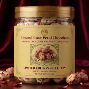 Almond Rose Petal Chocolates