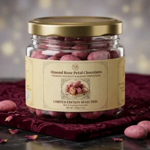 Almond Rose Petal Chocolates